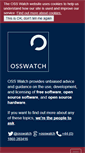 Mobile Screenshot of oss-watch.ac.uk